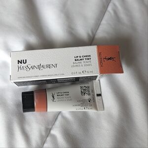 NWT Yves Saint Laurent Nu Lip and Cheek Balmy Tint in Nu Pinch